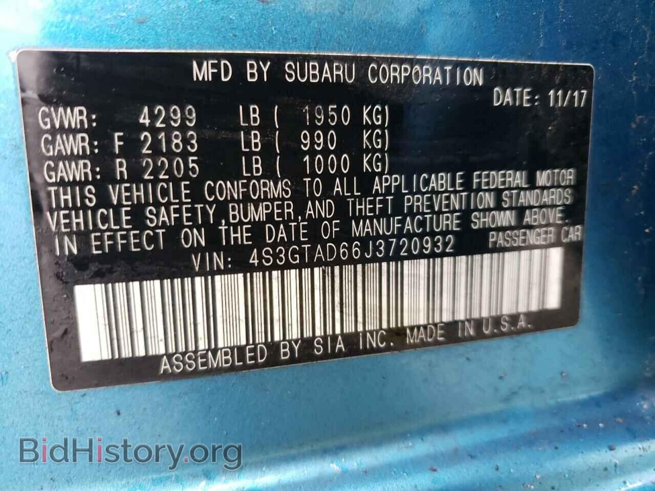 2018 SUBARU IMPREZA - VIN: 4S3GTAD66J3720932 - Фото 12