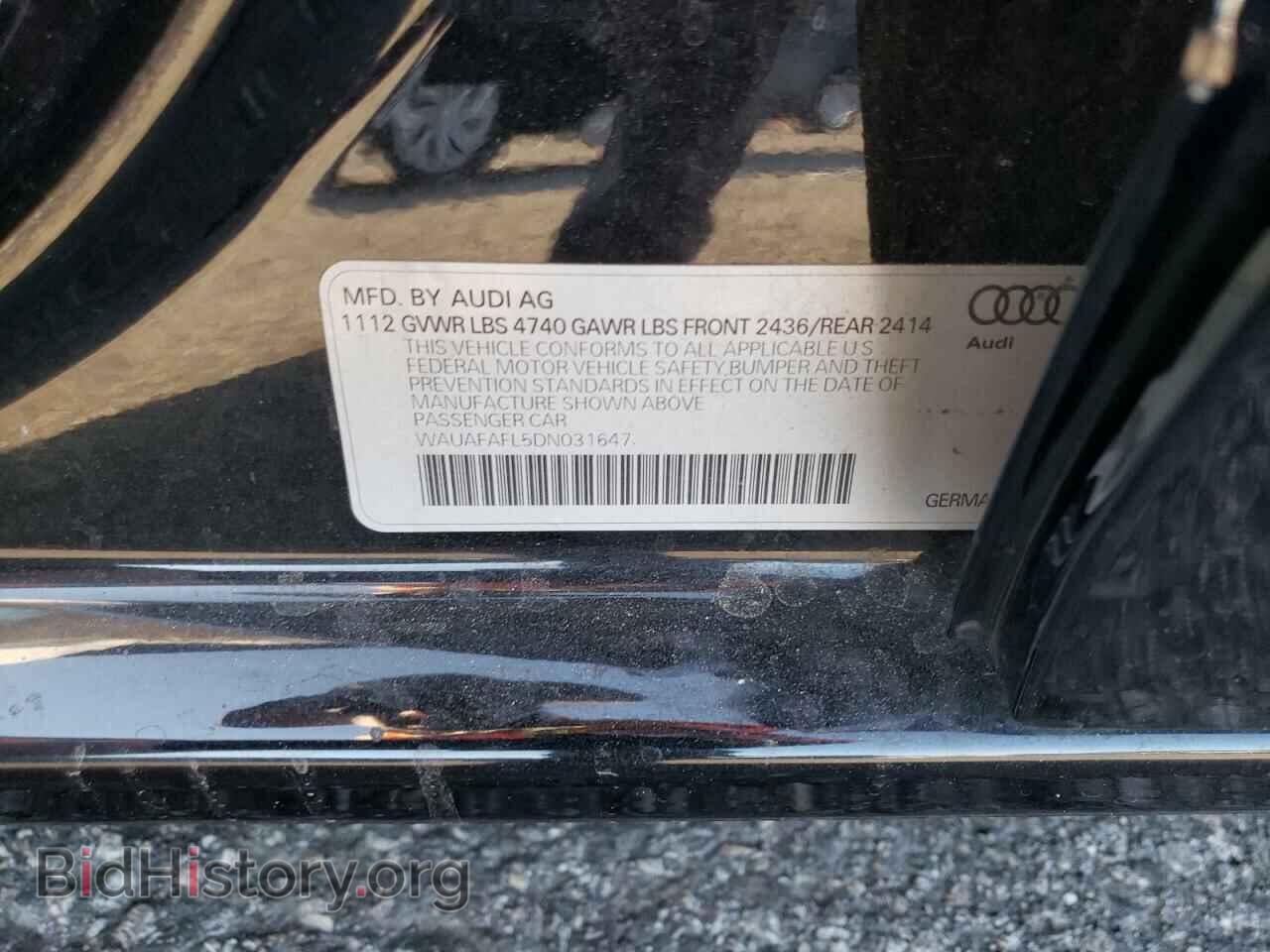 2013 AUDI A4 - VIN: WAUAFAFL5DN031647 - Photo 13