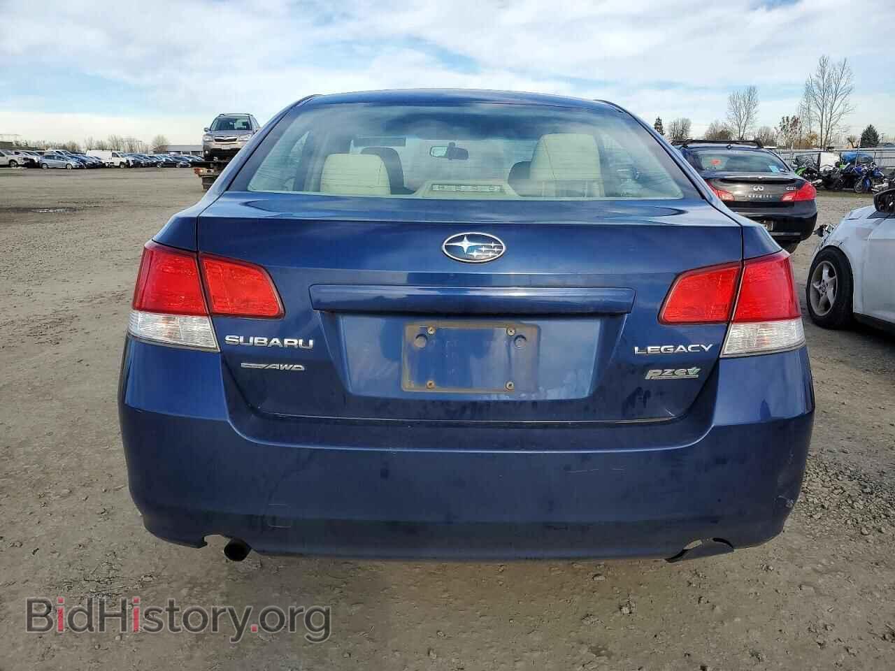 2010 SUBARU LEGACY - VIN: 4S3BMBA65A3219032 - Фото 6