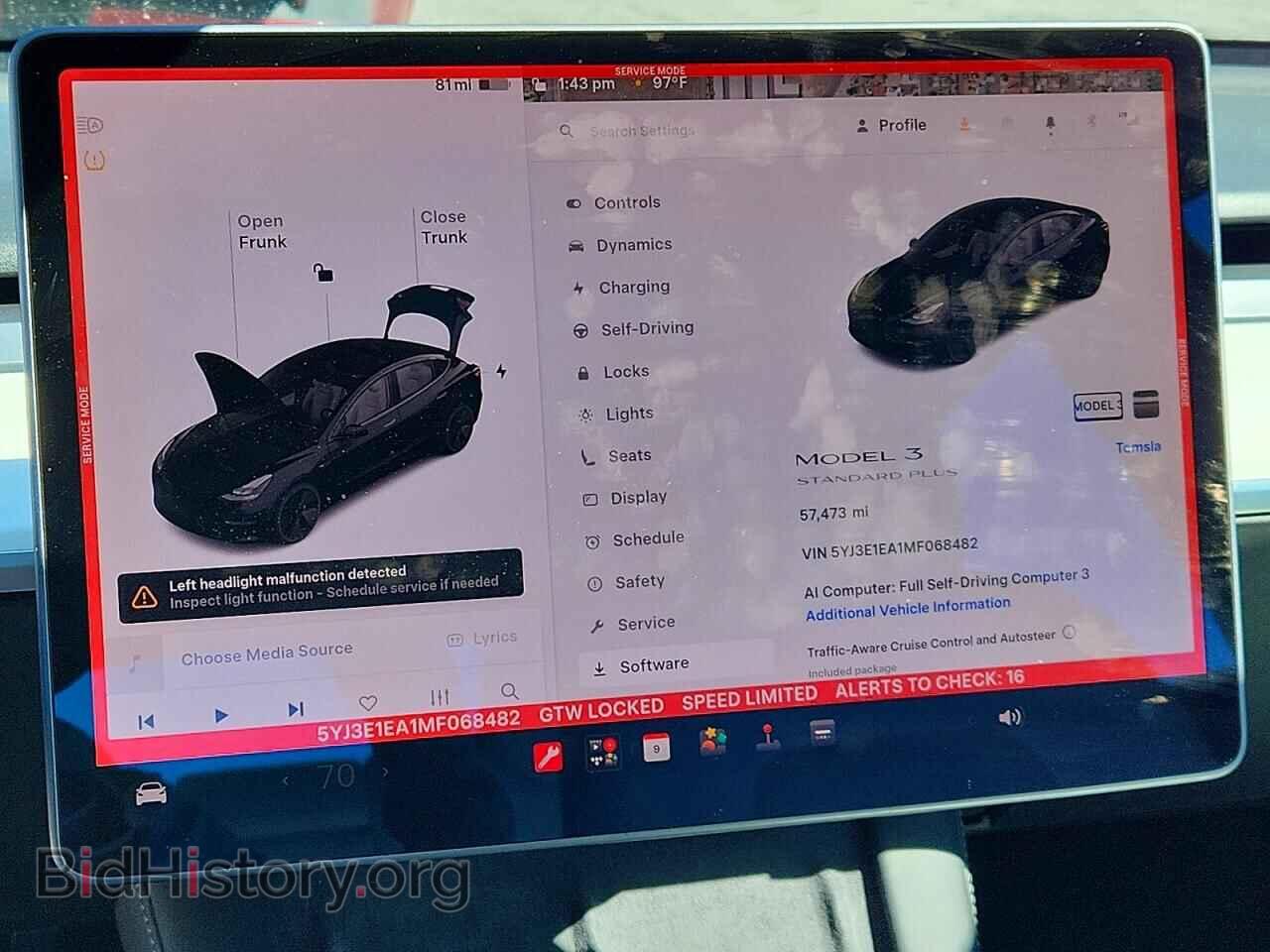 2021 TESLA MODEL 3 - VIN: 5YJ3E1EA1MF068482 - Photo 9