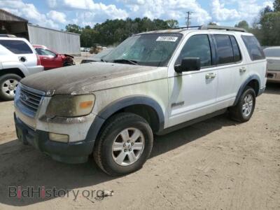2007 Ford EXPLORER XLT, белый — VIN 1FMEU63E67UA55152, Copart