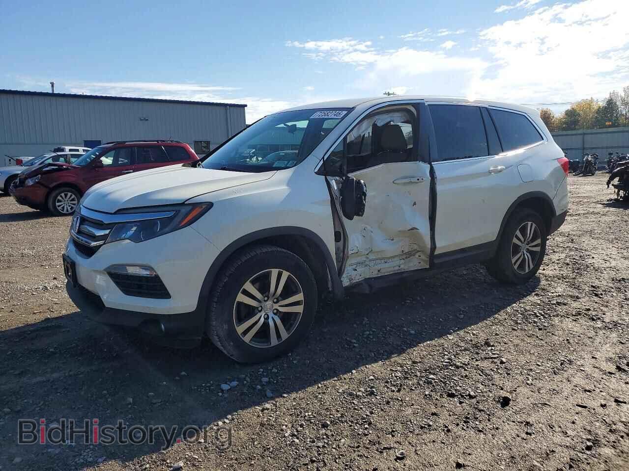 2017 Honda PILOT EX (VIN 5FNYF6H33HB077896) — фото 1 из 15, Copart, повреждение: бок