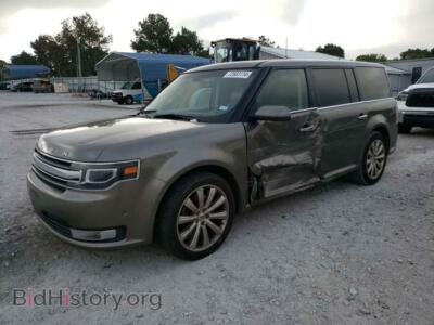 2014 Ford FLEX LIMITED, серый — VIN 2FMGK5D84EBD10322, Copart