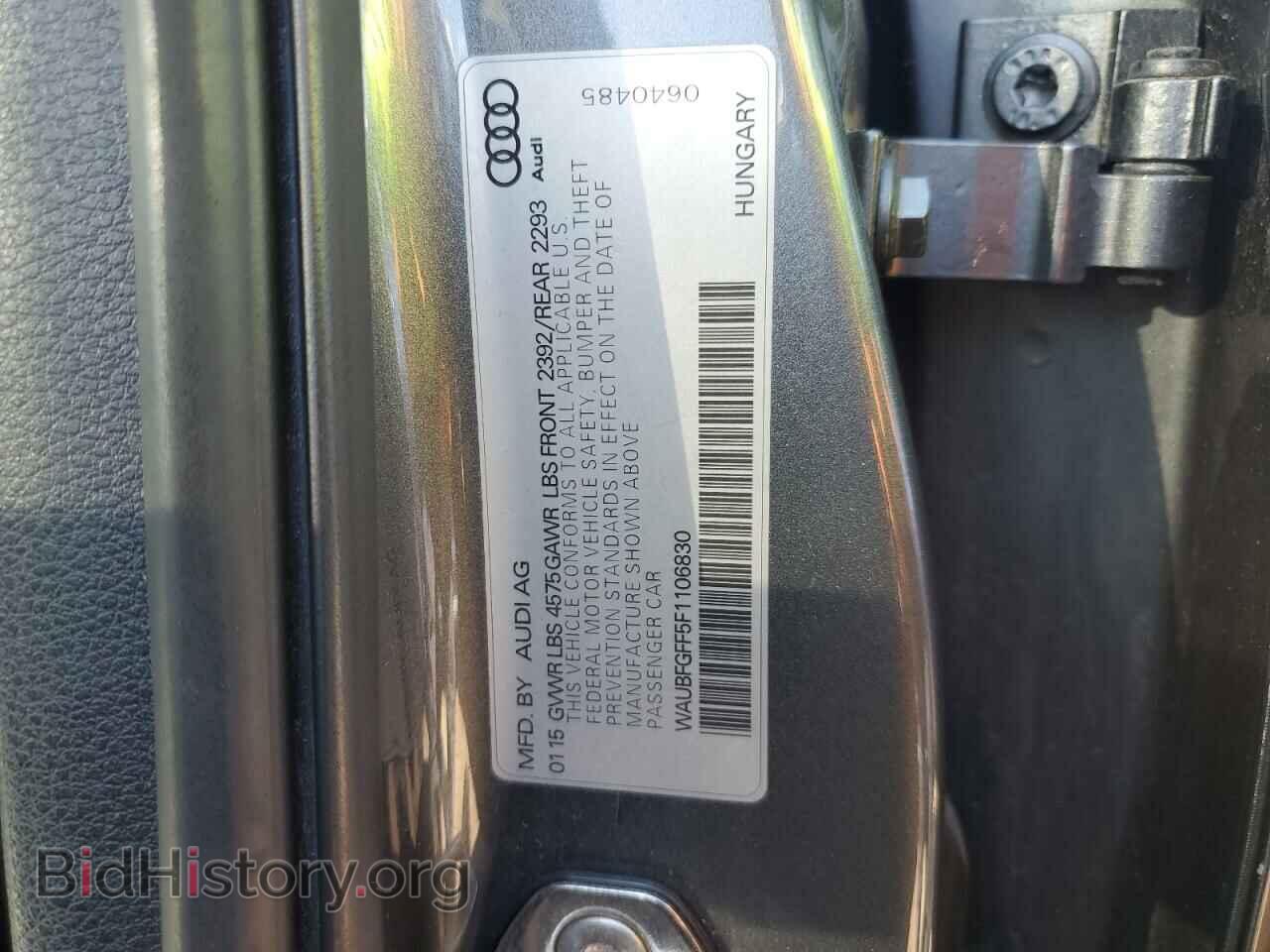 2015 AUDI S3 - VIN: WAUBFGFF5F1106830 - Photo 12