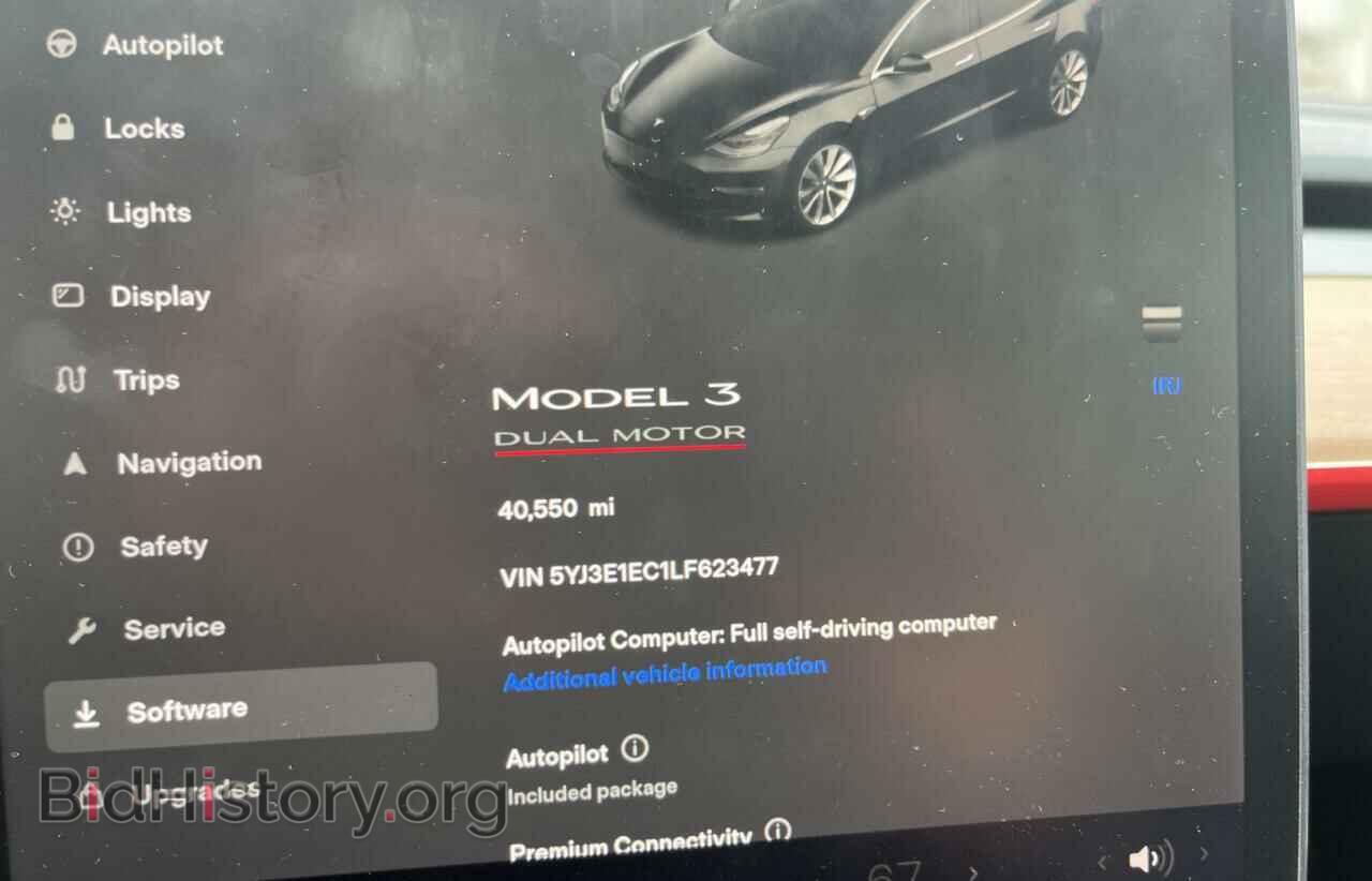 2020 TESLA MODEL 3 - VIN: 5YJ3E1EC1LF623477 - Фото 8