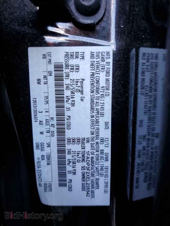 2014 FORD FOCUS - VIN: 1FADP3F2XEL235542 - Photo 12