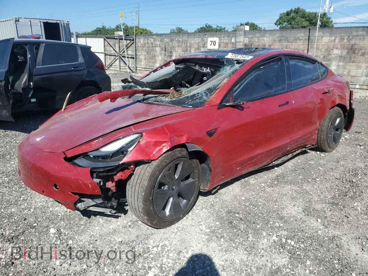 Photo 5YJ3E1EA9MF018798 - TESLA MODEL 3 2021