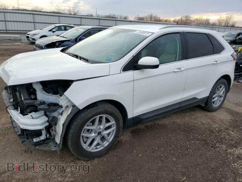 2021 Ford EDGE Edge SEL (VIN 2FMPK3J97MBA14615) — photo 1 of 14, Copart, damage: front end