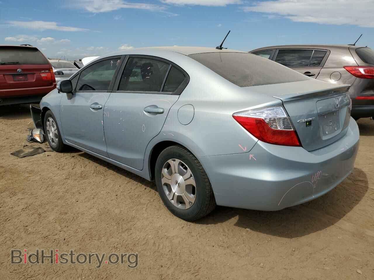 2012 HONDA CIVIC - VIN: JHMFB4F21CS002044 - Фото 2