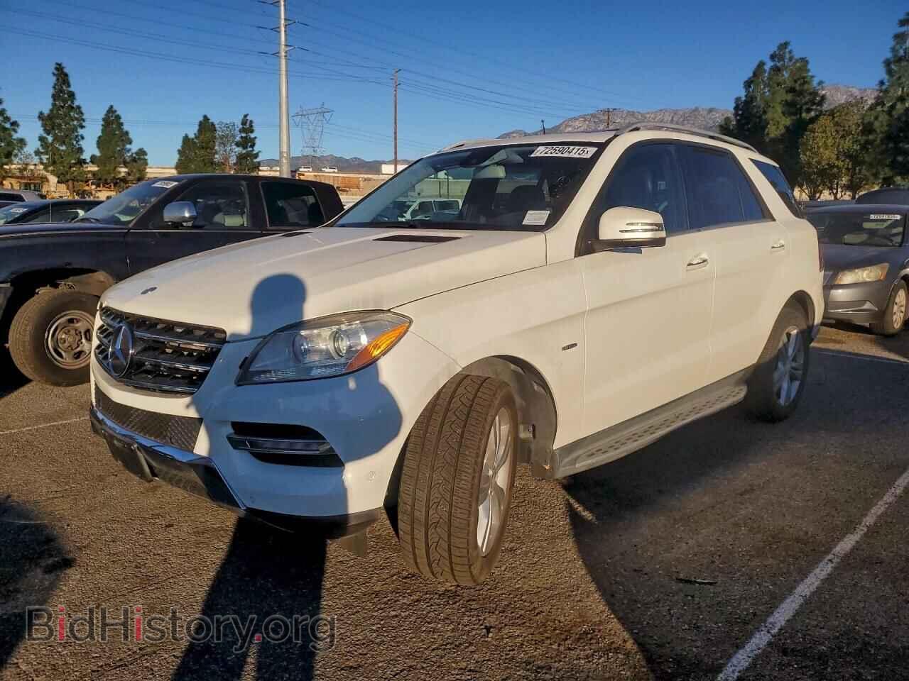 Photo 4JGDA2EB8CA070697 - MERCEDES-BENZ M-CLASS 2012