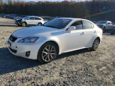 2011 Lexus IS IS 250, white — VIN JTHCF5C22B5048061, Copart