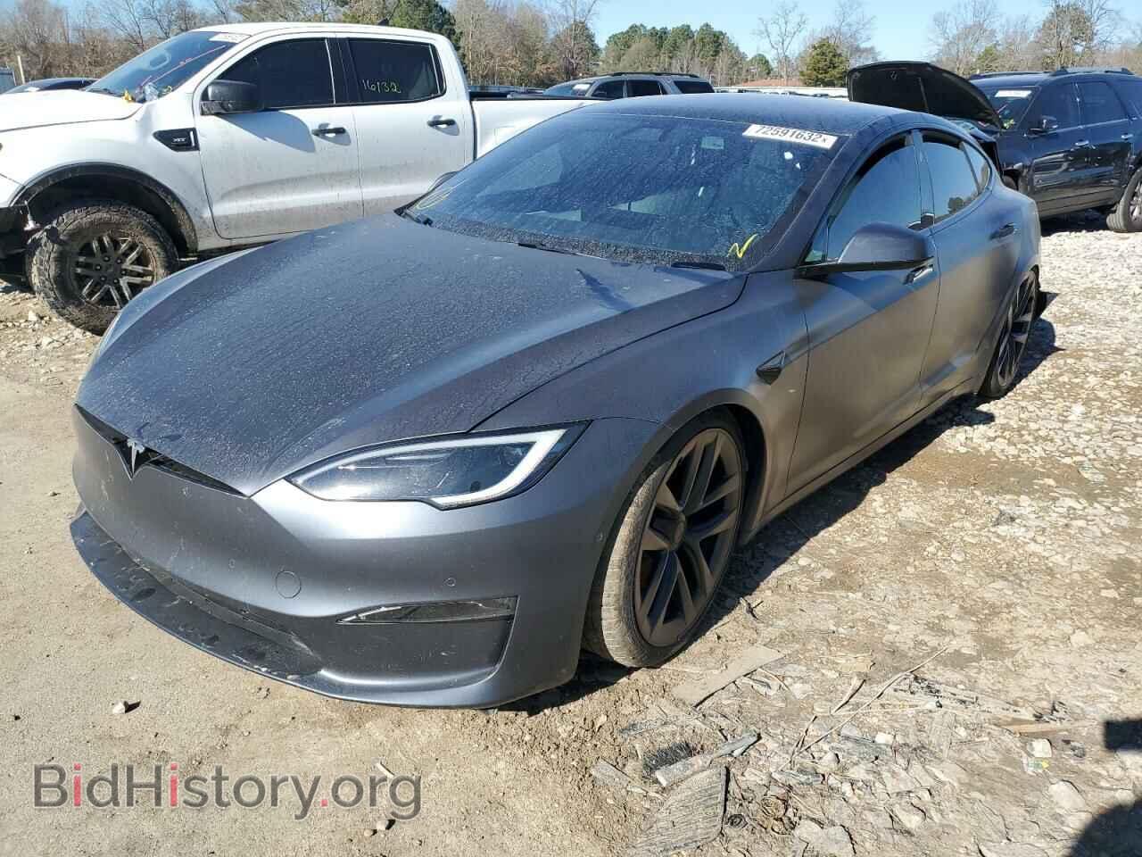 Фотография 5YJSA1E63NF473585 - TESLA MODEL S 2022