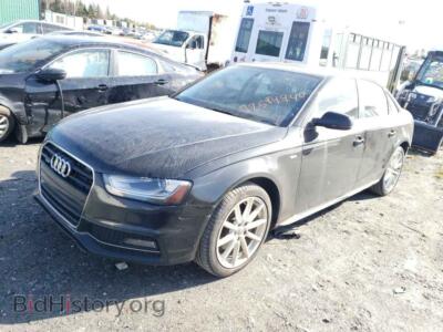 2015 Audi A4 Premium, черный — VIN WAUBFCFL1FN002925, Copart