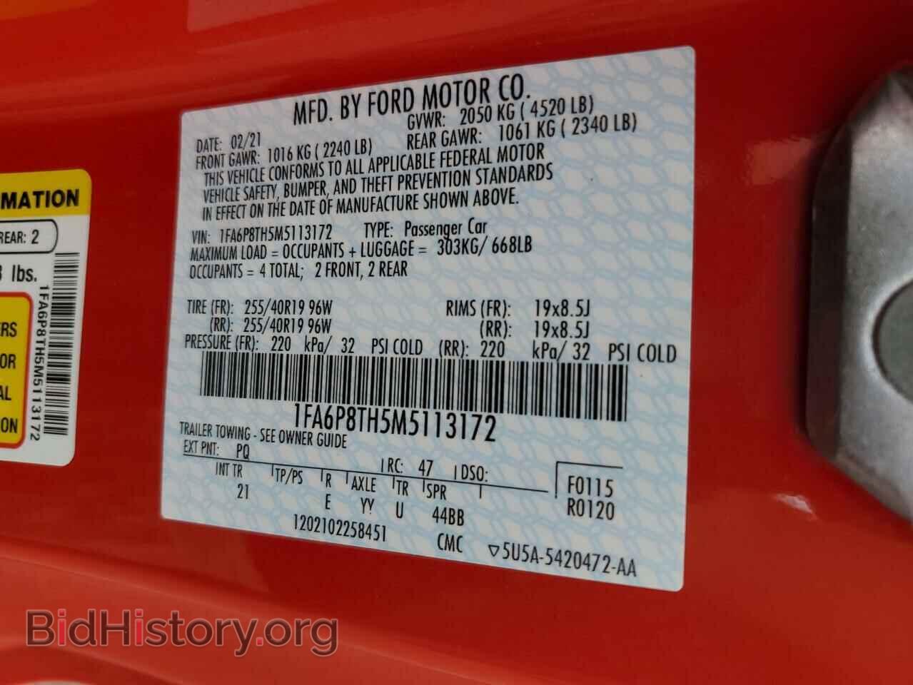 2021 FORD ALL Models - VIN: 1FA6P8TH5M5113172 - Photo 13