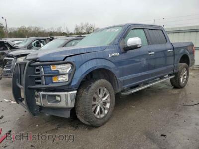 2017 Ford F-150 F150 Super, синий — VIN 1FTEW1EF7HKC51170, Copart