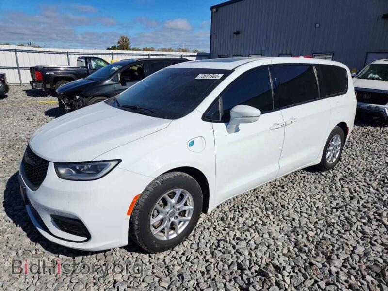 2022 Chrysler PACIFICA Hybrid Limited (VIN 2C4RC1S77NR187412) — фото 1 из 13, Copart, повреждение: град