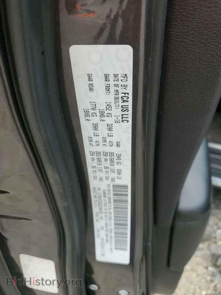 2016 DODGE DURANGO - VIN: 1C4RDHDG0GC308165 - Фото 14
