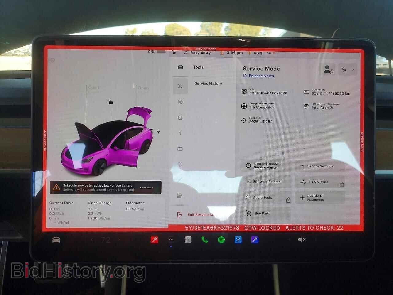 2019 TESLA MODEL 3 - VIN: 5YJ3E1EA6KF321678 - Фото 9