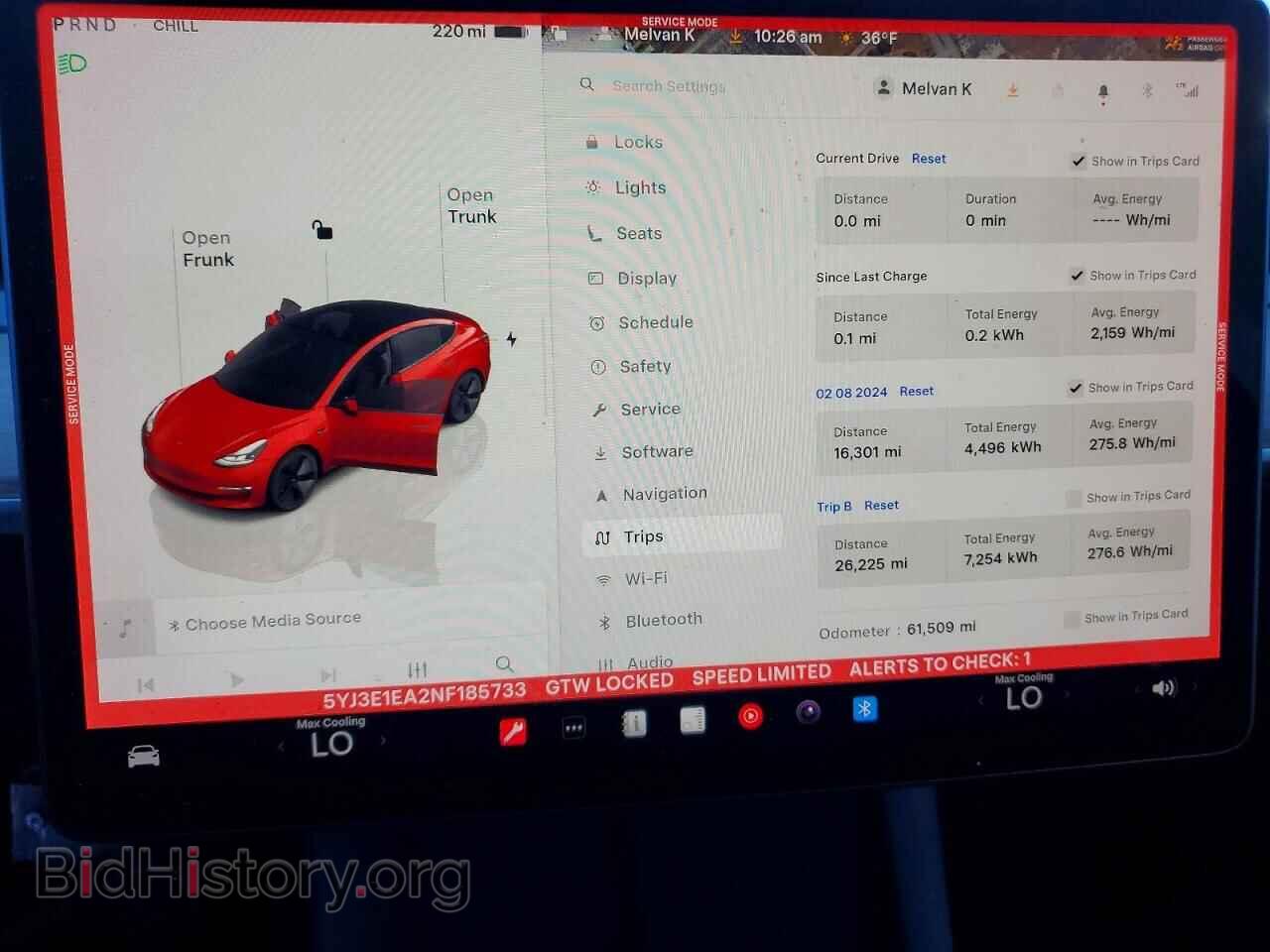 2022 TESLA MODEL 3 - VIN: 5YJ3E1EA2NF185733 - Photo 9
