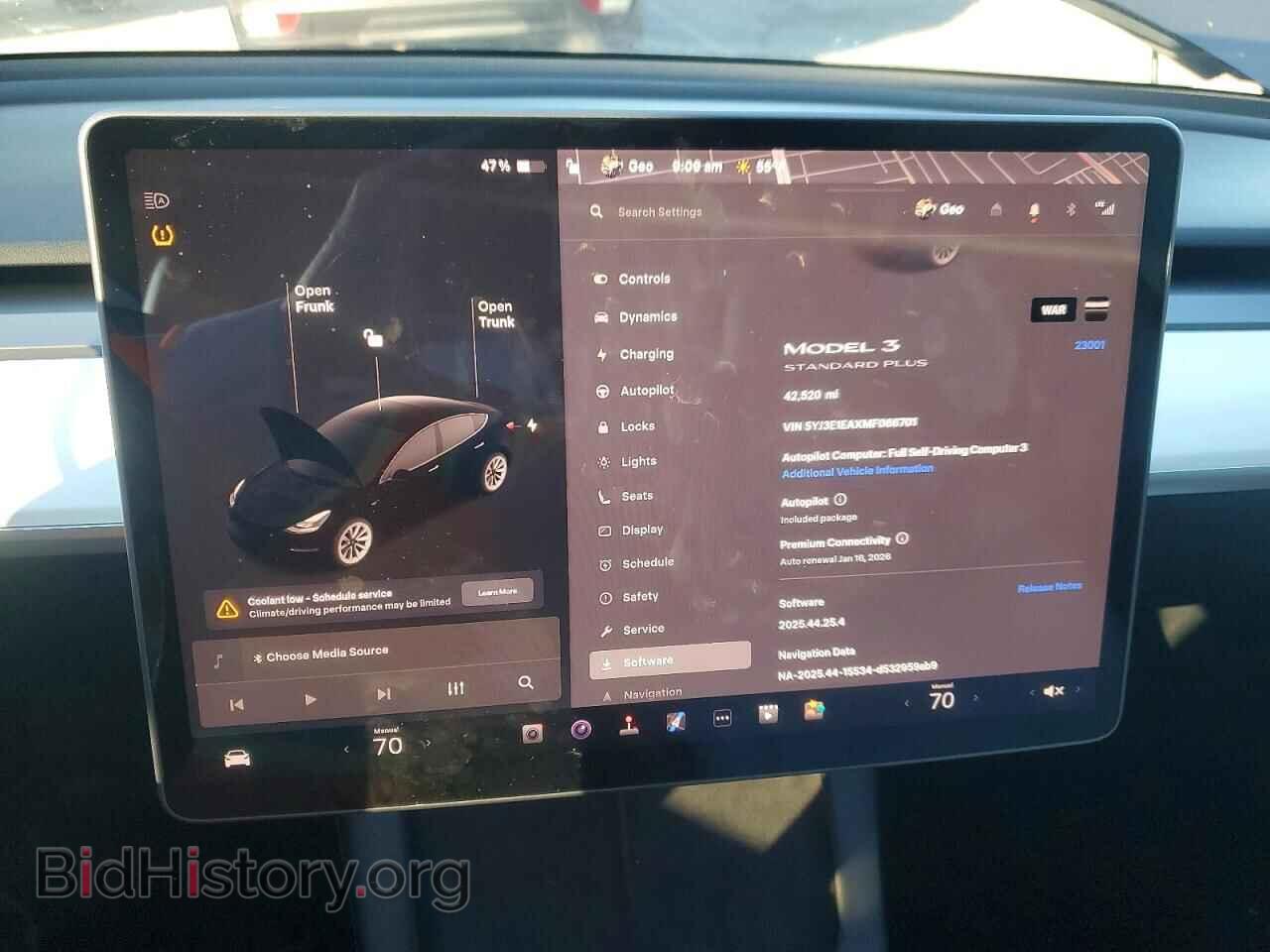 2021 TESLA MODEL 3 - VIN: 5YJ3E1EAXMF066701 - Фото 9