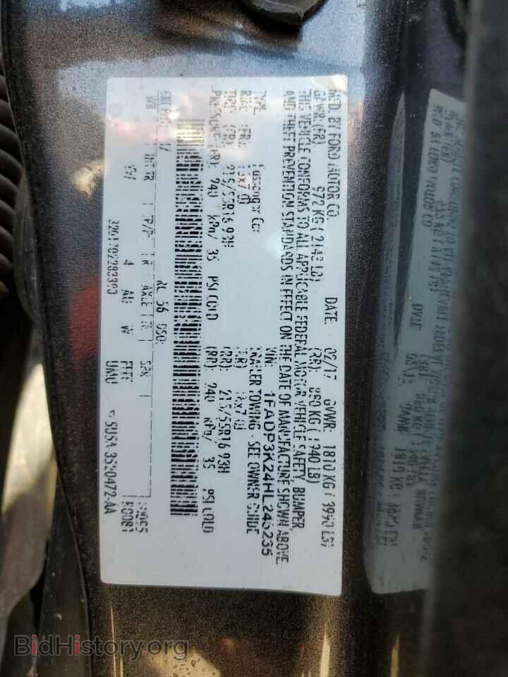 2017 FORD FOCUS - VIN: 1FADP3K24HL245235 - Фото 12