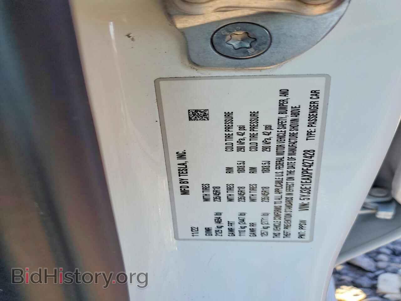 2023 TESLA MODEL 3 - VIN: 5YJ3E1EAXPF427428 - Photo 12