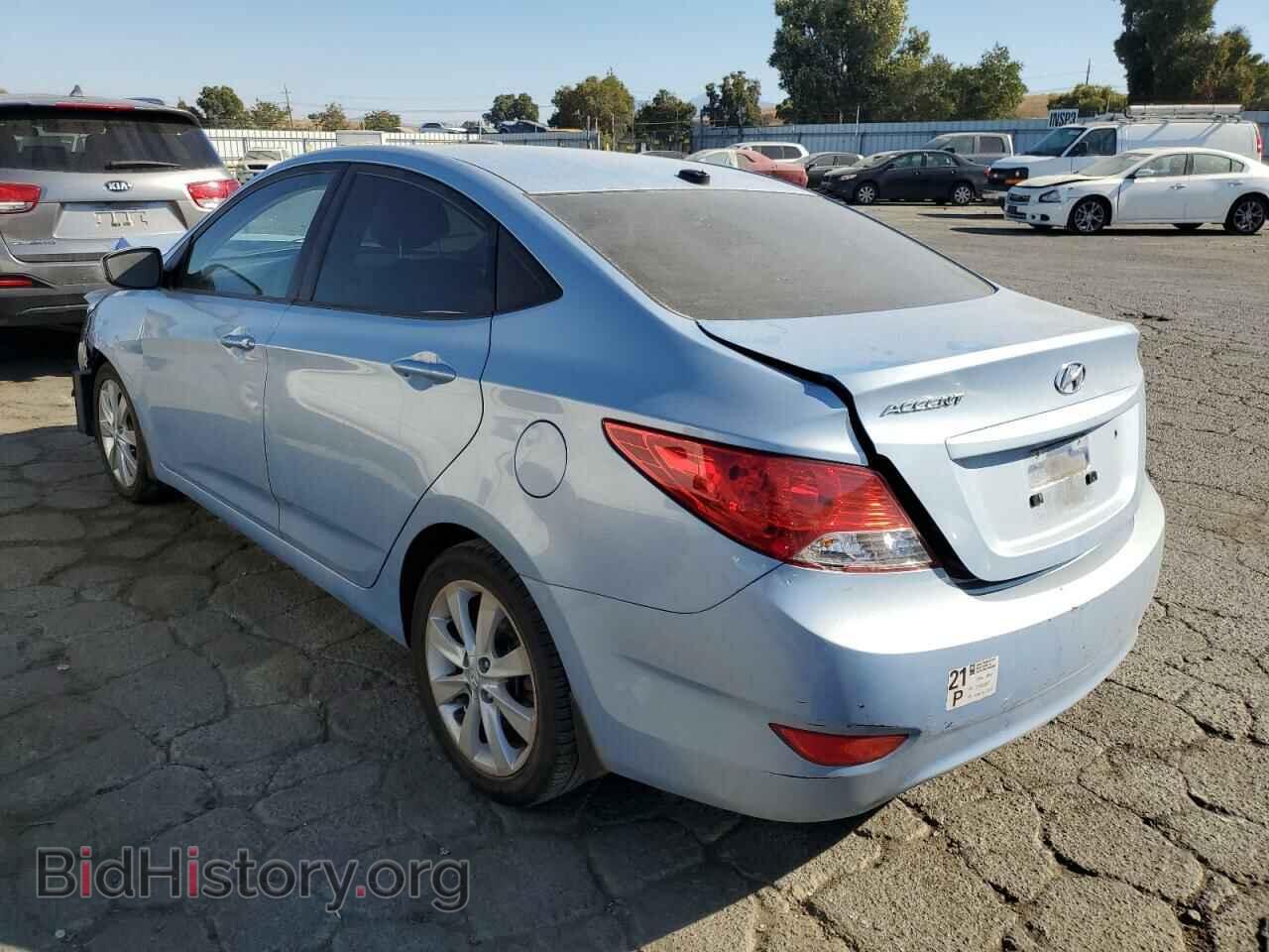 2012 HYUNDAI ACCENT - VIN: KMHCU4AE2CU267409 - Фото 2