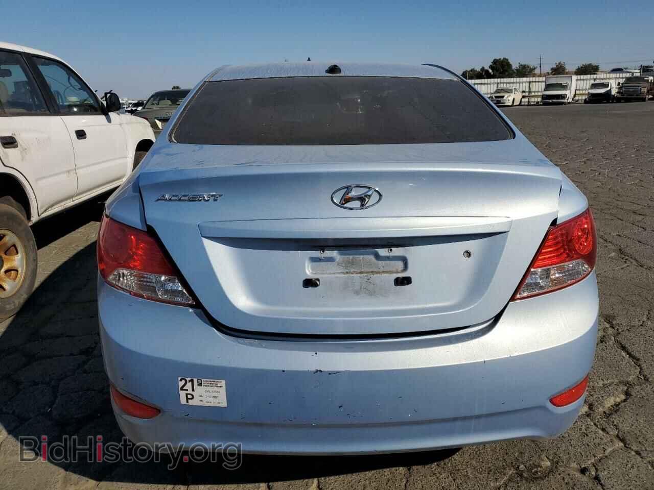 2012 HYUNDAI ACCENT - VIN: KMHCU4AE2CU267409 - Фото 6