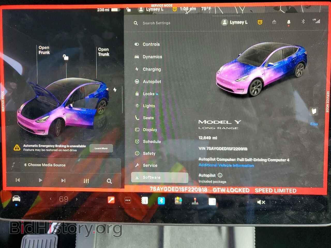 2025 TESLA MODEL Y - VIN: 7SAYGDED1SF220918 - Фото 9