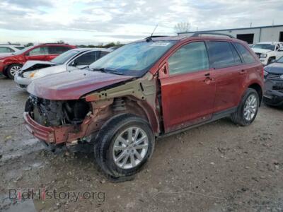 2014 Ford EDGE SEL, red — VIN 2FMDK4JC7EBB55481, Copart