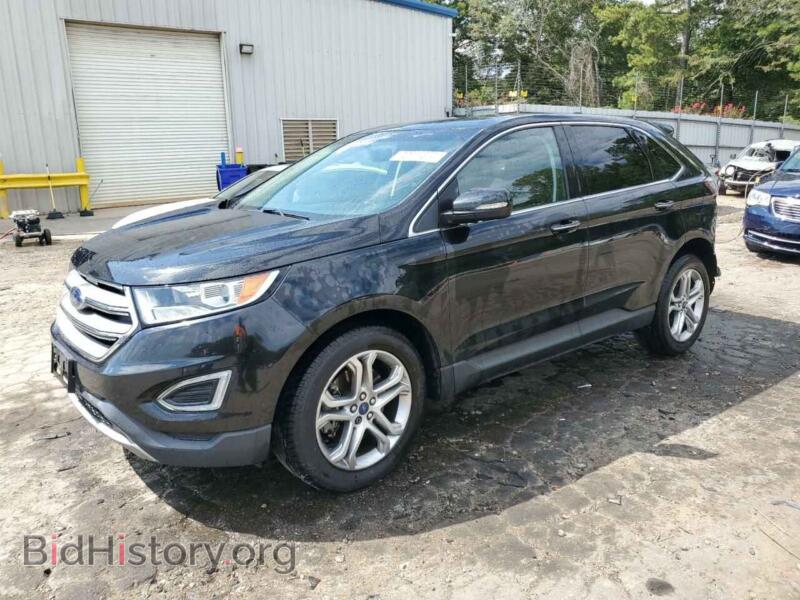 2015 Ford EDGE Titanium (VIN 2FMTK4K94FBB61349) — photo 1 of 13, Copart, damage: rear end