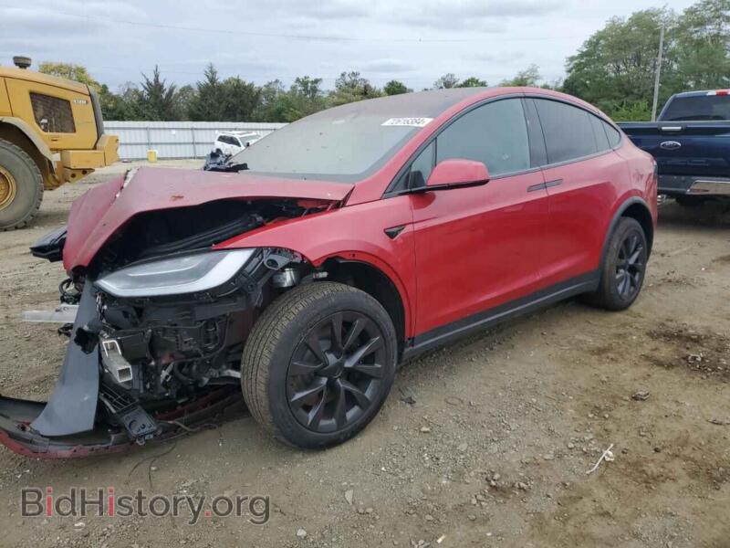 2022 Tesla MODEL X (VIN 7SAXCAE56NF341592) — фото 1 из 12, Copart, повреждение: передняя часть