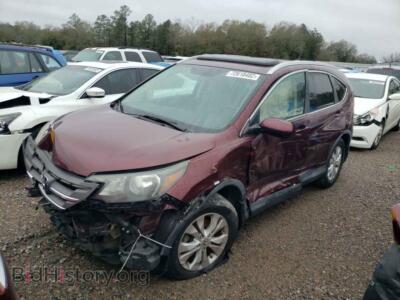 2013 Honda CRV CR-V EXL, бордовый — VIN 5J6RM3H77DL043926, Copart