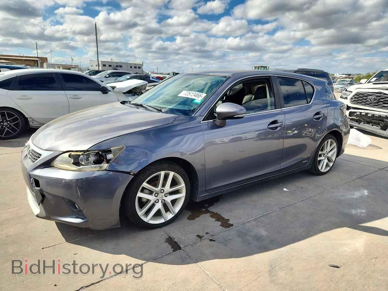 Фотография JTHKD5BH4E2198878 - LEXUS CT 200 2014