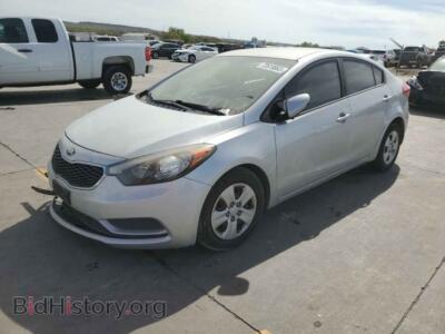 2016 Kia FORTE Forte LX, silver — VIN KNAFK4A69G5514714, Copart