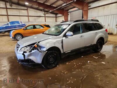 2012 Subaru OUTBACK 2.5I Premium, silver — VIN 4S4BRCCC6C3280527, Copart
