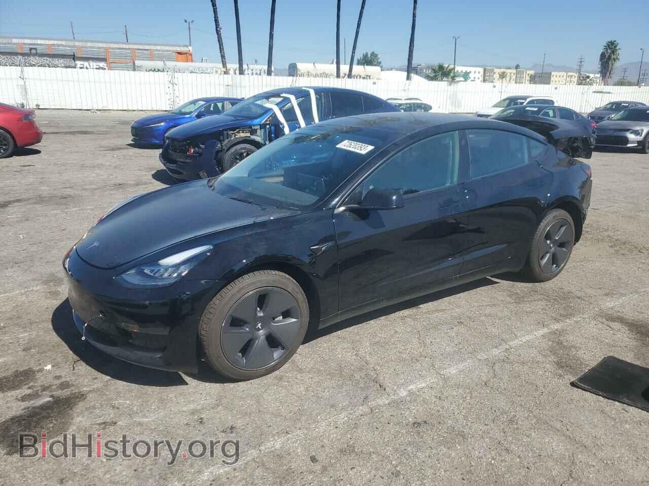 Photo 5YJ3E1EB0NF138662 - TESLA MODEL 3 2022