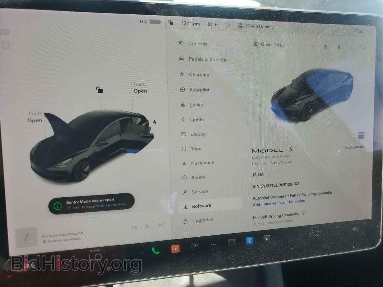 2022 TESLA MODEL 3 - VIN: 5YJ3E1EB0NF138662 - Photo 9
