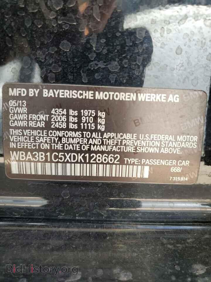 2013 BMW 3 SERIES - VIN: WBA3B1C5XDK128662 - Фото 12