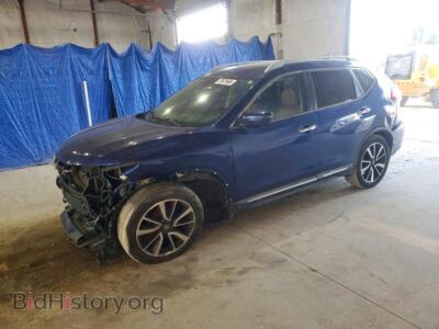 2017 Nissan ROGUE SL, blue — VIN 5N1AT2MV2HC857309, Copart