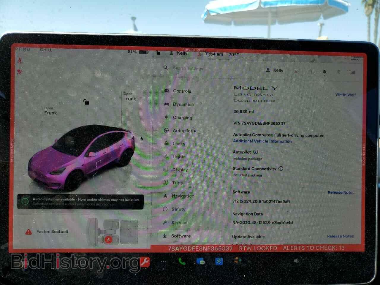 2022 TESLA MODEL Y - VIN: 7SAYGDEE8NF365337 - Фото 9