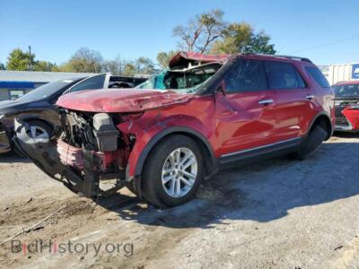 2012 Ford EXPLORER XLT, red — VIN 1FMHK7D83CGA82738, Copart