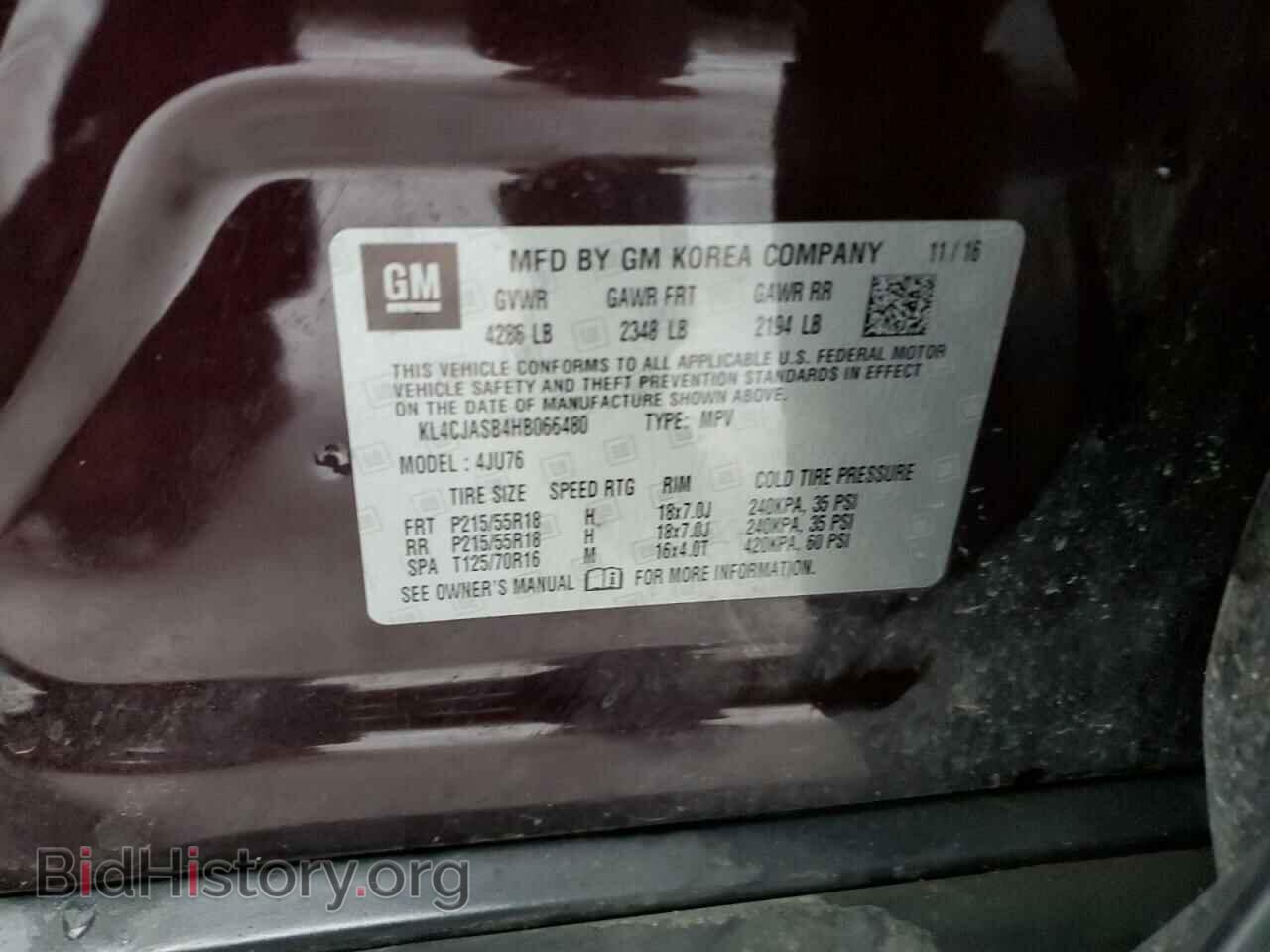 2017 BUICK ENCORE - VIN: KL4CJASB4HB066480 - Photo 13