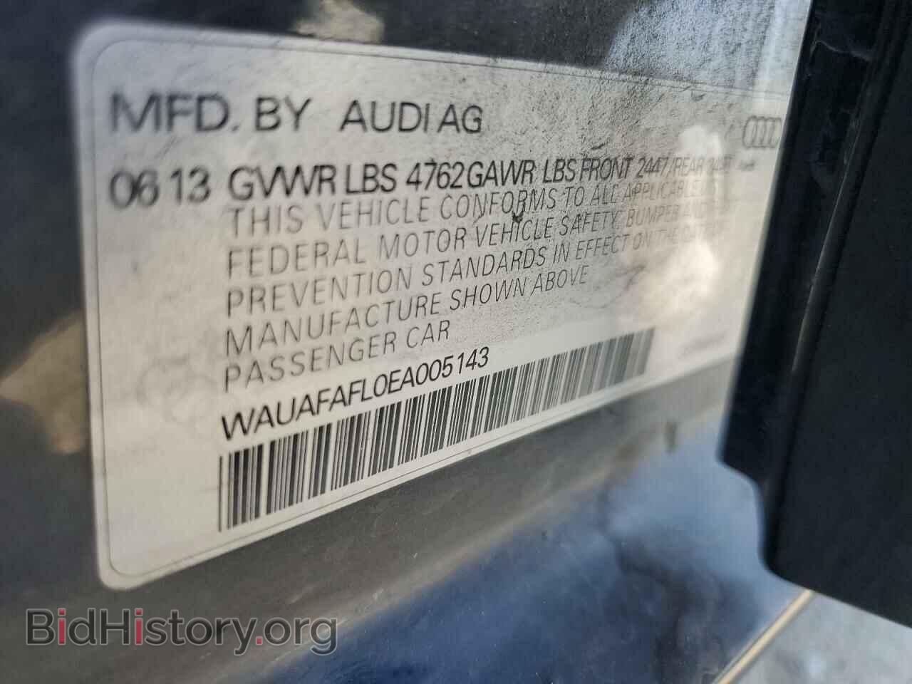 2014 AUDI A4 - VIN: WAUAFAFL0EA005143 - Photo 12