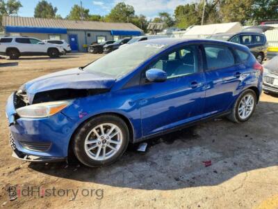 2018 Ford FOCUS SE, blue — VIN 1FADP3K22JL223420, Copart