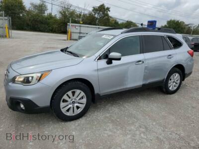 2015 Subaru OUTBACK 2.5I Premium, silver — VIN 4S4BSBCC1F3309872, Copart