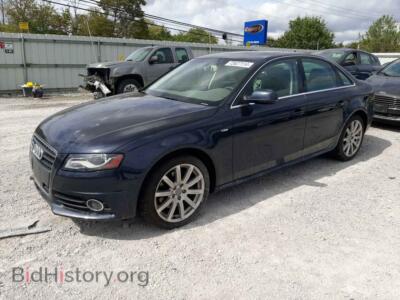 2012 Audi A4 Premium Plus, blue — VIN WAUFFAFL9CA113344, Copart