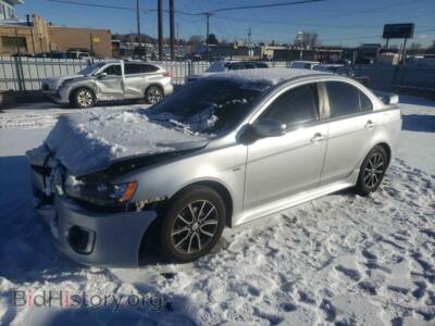 2017 Mitsubishi LANCER Lancer ES, silver — VIN JA32U2FU5HU008228, Copart