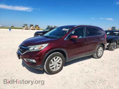 2016 Honda CRV EXL, темно-бордовый — VIN 5J6RM4H75GL022521, Copart
