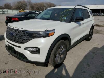 2022 Ford EXPLORER Explorer X, white — VIN 1FMSK7DH9NGA13285, Copart